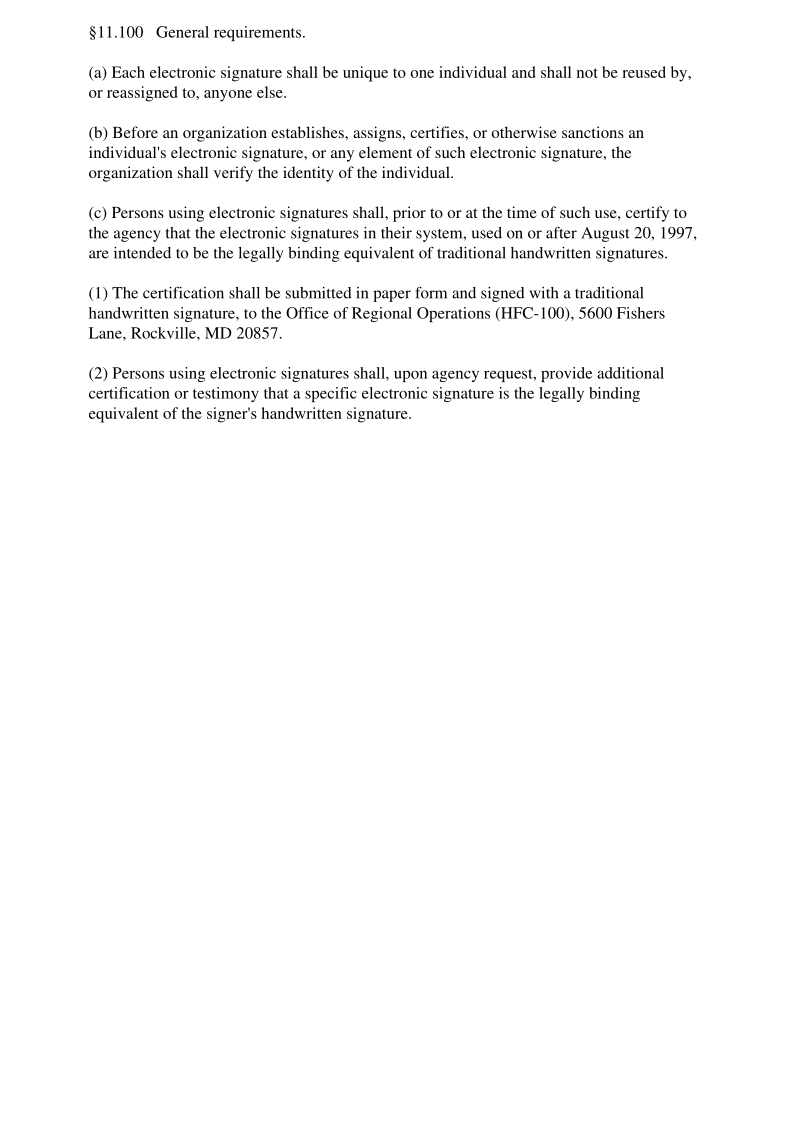 21CFR 11.100-2018 General requirements.